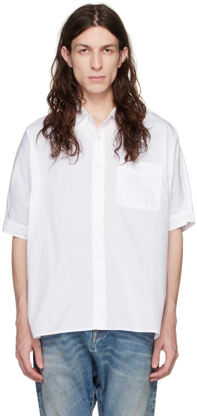 R13 White Oversized Shirt