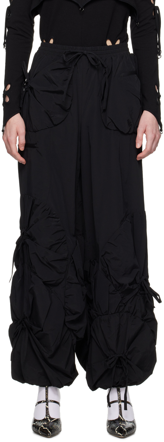 J.KIM SSENSE Exclusive Black Pouch Trousers