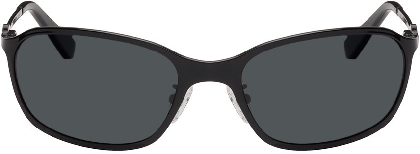 A Better Feeling Black Paxis Sunglasses In Black Steel
