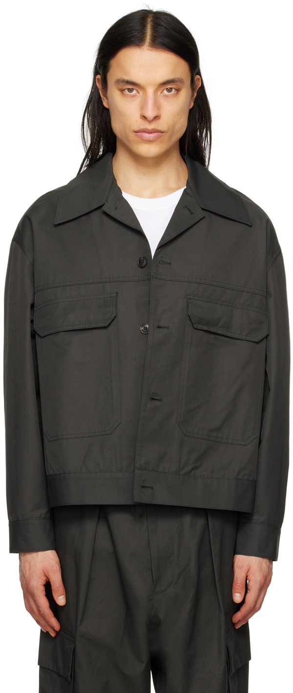 Lownn: Gray Workwear Jacket | SSENSE