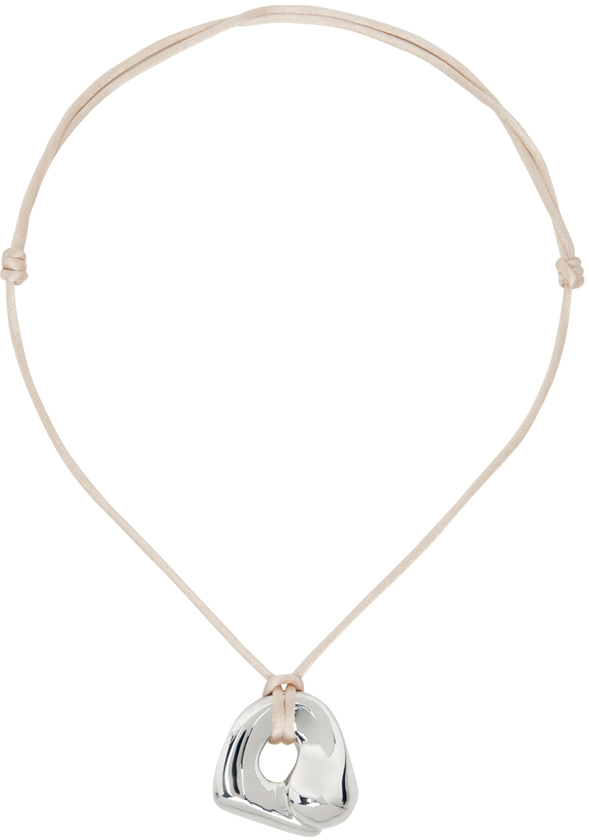 Agmes Silver Simone Bodmer Turner Edition Gertrude Necklace In Silver White