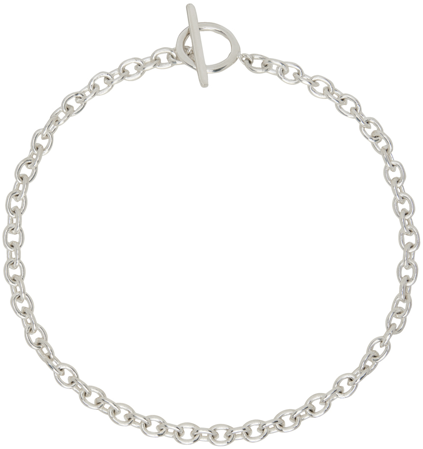 AGMES Silver Classic Chain Necklace