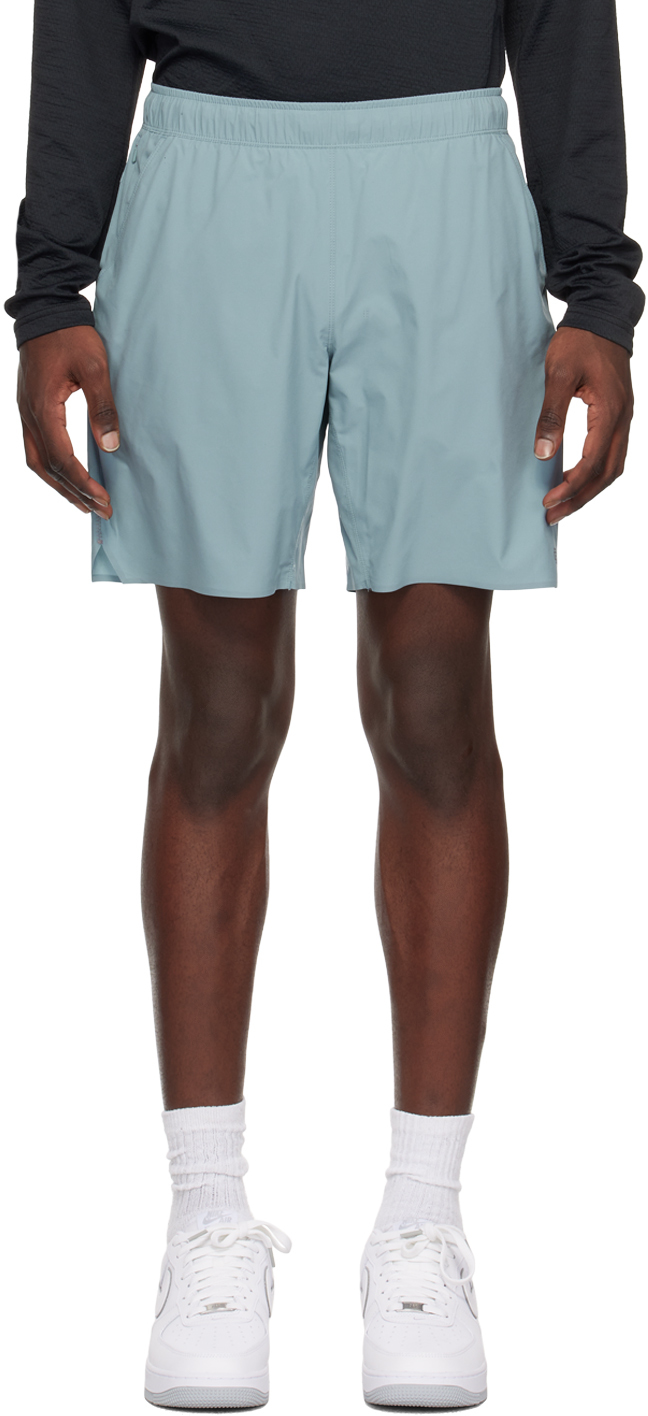 Blue 7 Inseam Shorts