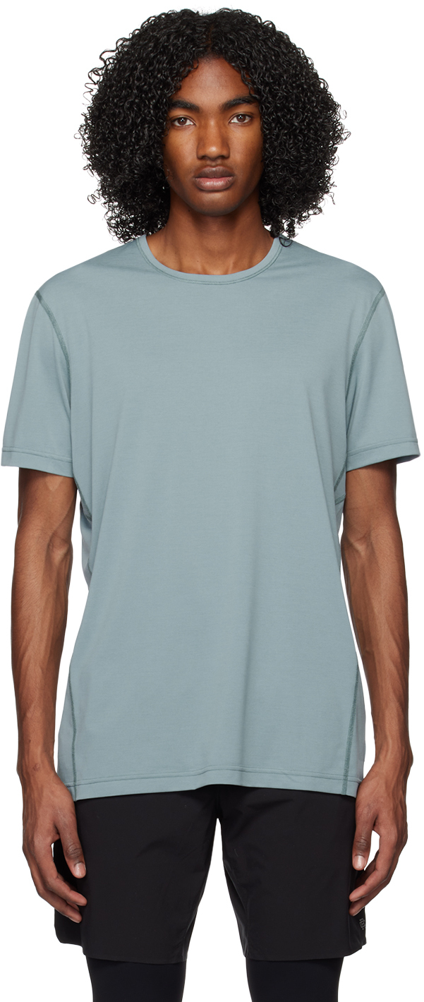 Shop Reigning Champ Blue Training T-shirt In Ink