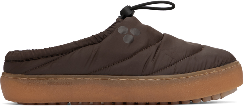 SSENSE Exclusive Brown Alpha Slippers