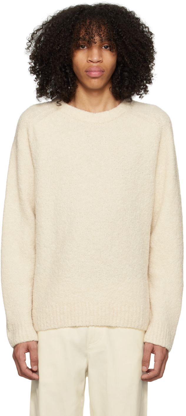 Berner Kühl Off-White Exposed Seam Sweater