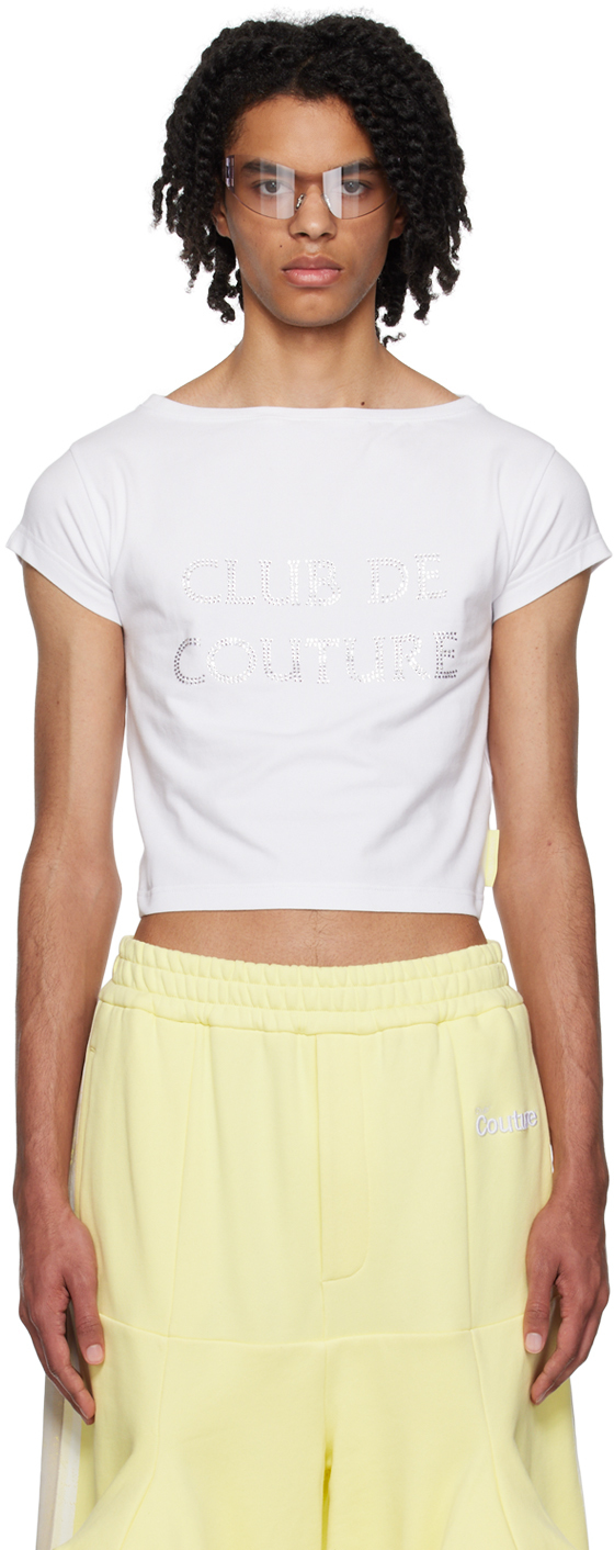 【関税込み】ANONYMOUS CLUB ホワイト アップリケ Tシャツ ANONYMOUS CLUBのホワイト アップリケ Tシャツがセール中