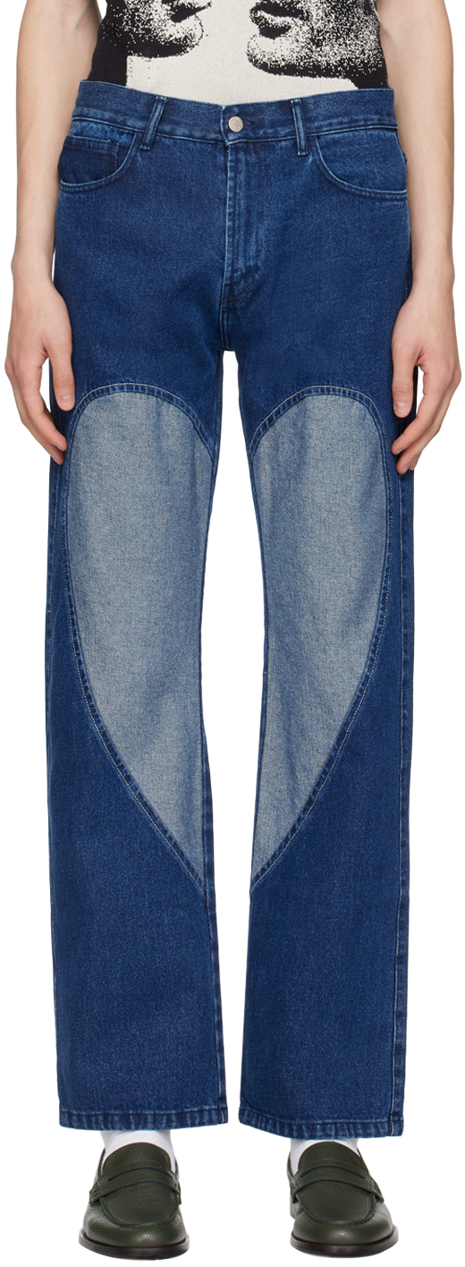 Carne Bollente: Blue Lovepants Jeans | SSENSE