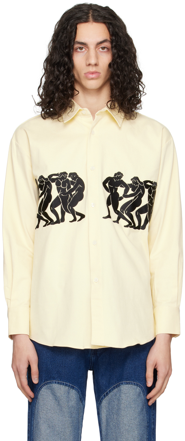 Carne Bollente SSENSE Exclusive Beige 101 Fornications Shirt