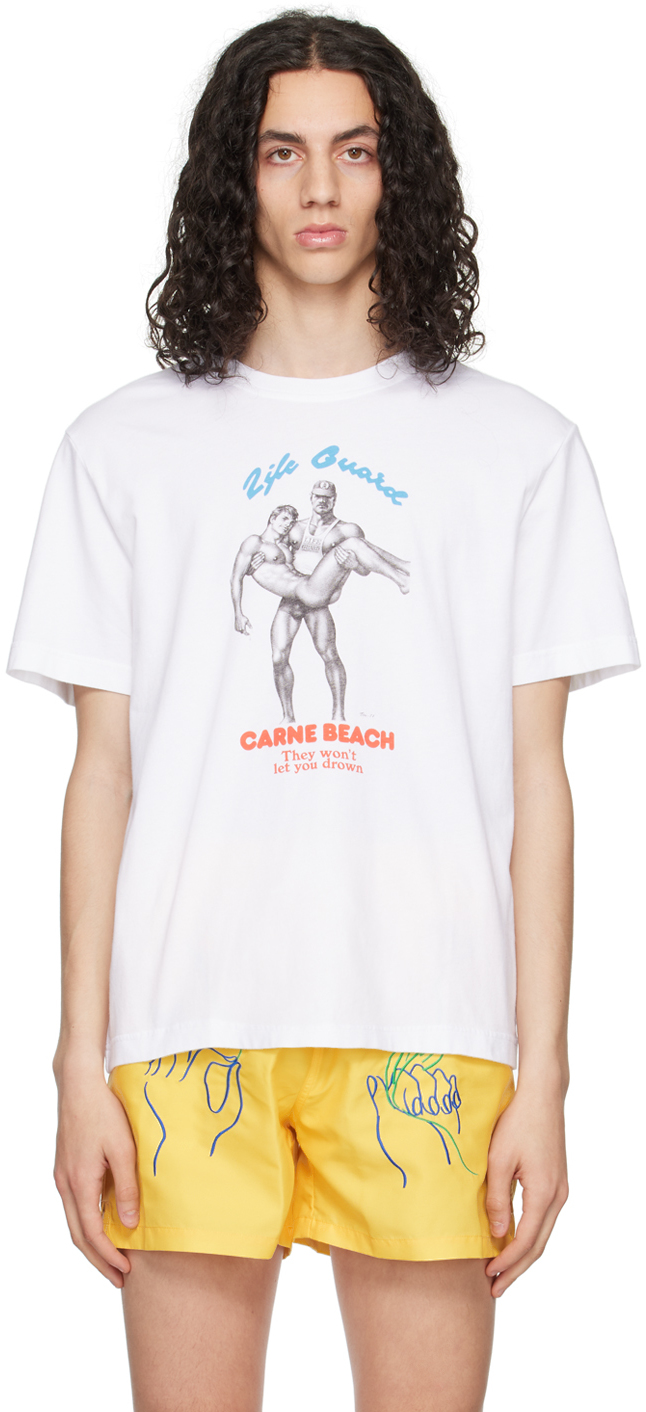 Carne Bollente White Save Me Tom T-Shirt