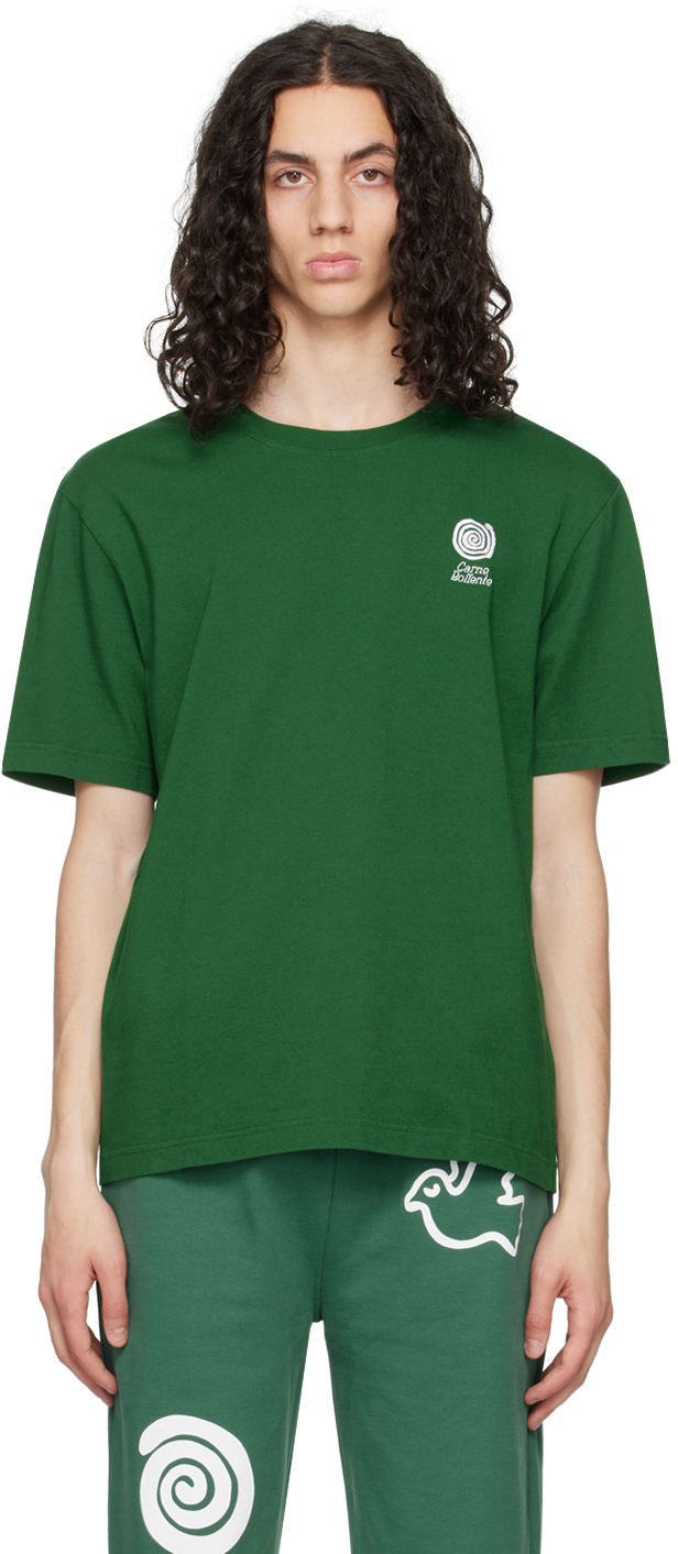 Carne Bollente: Green Forever Hung T-Shirt | SSENSE