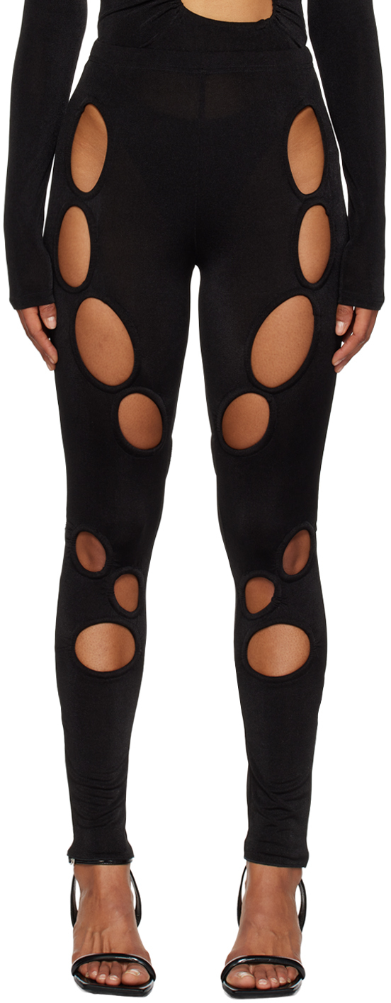 SSENSE Exclusive Black Leggings by TYRELL on Sale