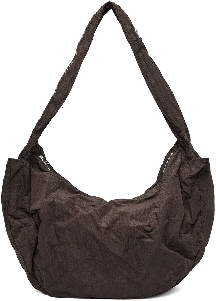 Brown Lidia Tote by Omar Afridi on Sale