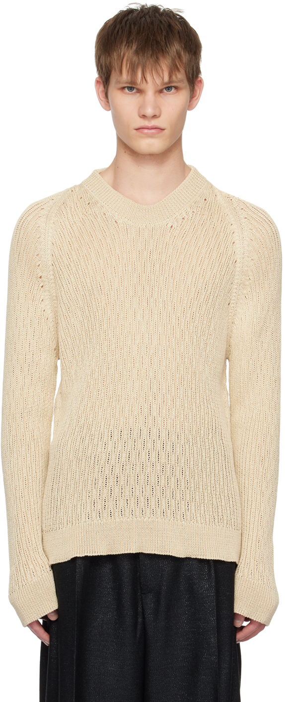 Beige Raglan Sweater