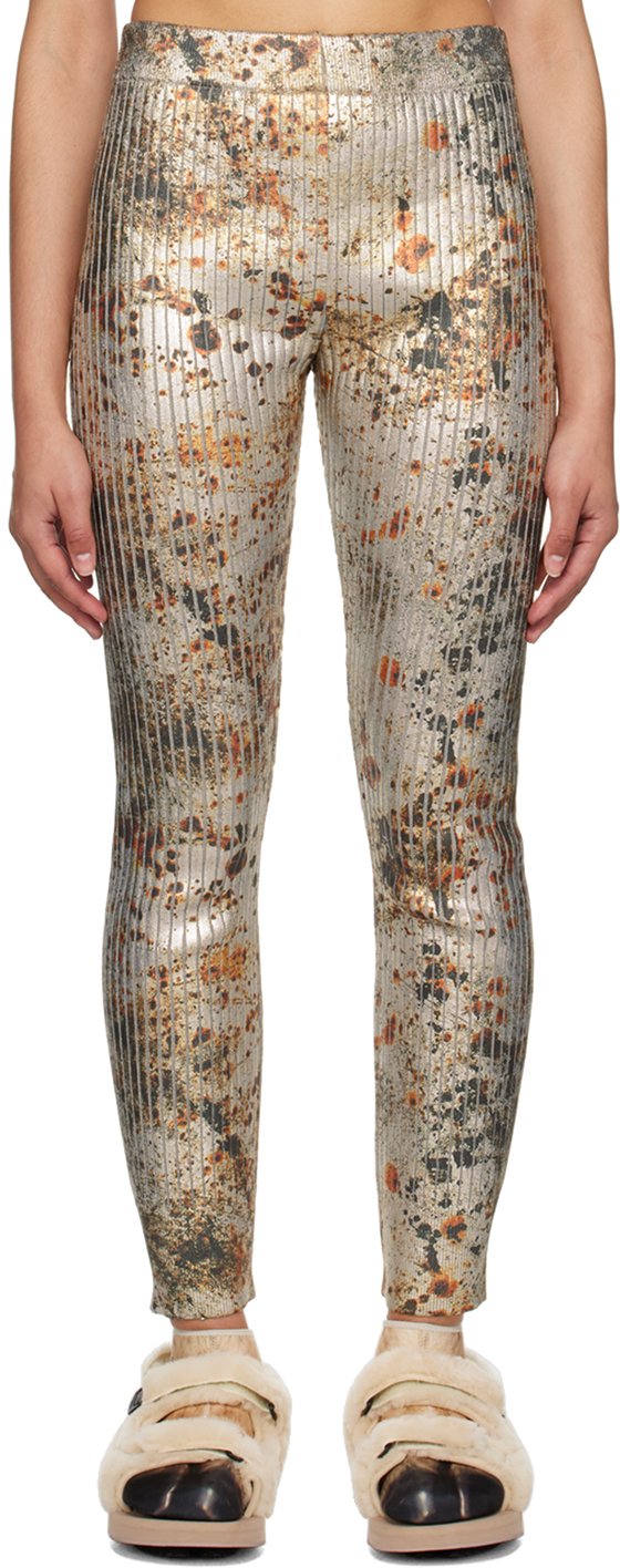 Doublet Silver Rust Trousers