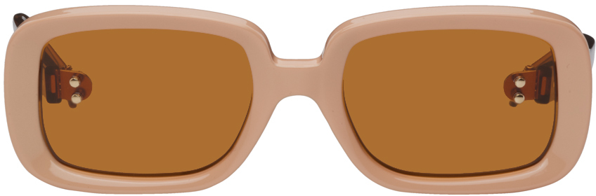 Doublet Beige Flame Sunglasses | ModeSens