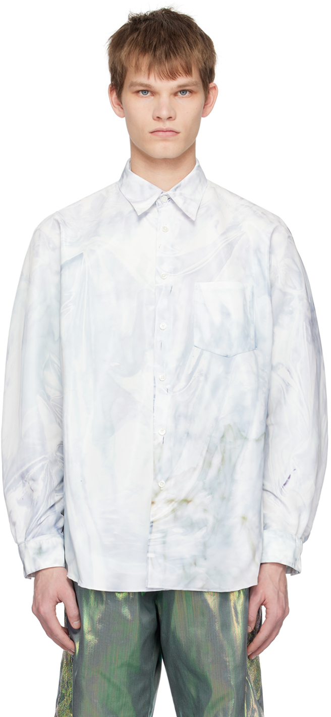 Doublet: White Mirage Shirt | SSENSE Canada