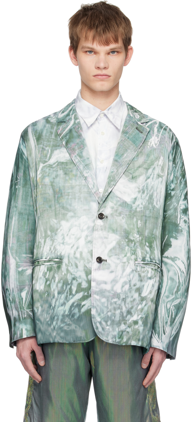 Doublet: Khaki Mirage Blazer | SSENSE