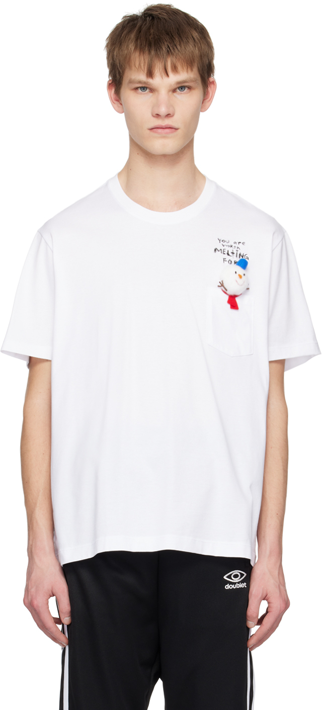 Doublet White Snowman T-shirt