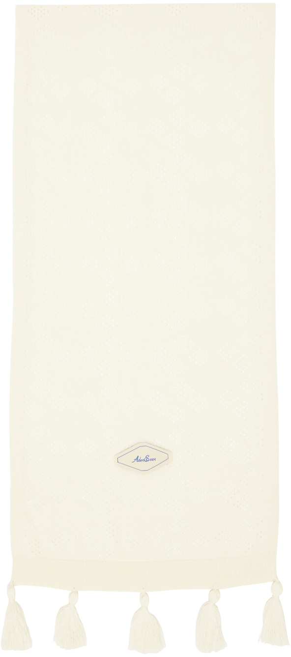 Adererror マフラー　White ADERERROR(アーダーエラー) マフラー・ストール(レディース