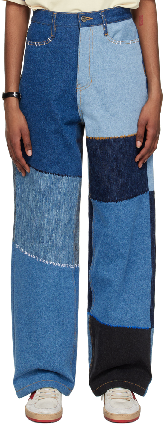 Ader Error Blue Edisav Jeans