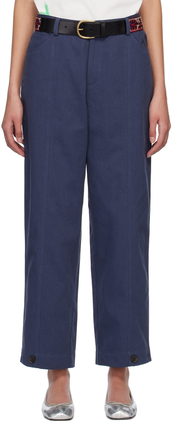 Caro Editions Blue Betty Trousers