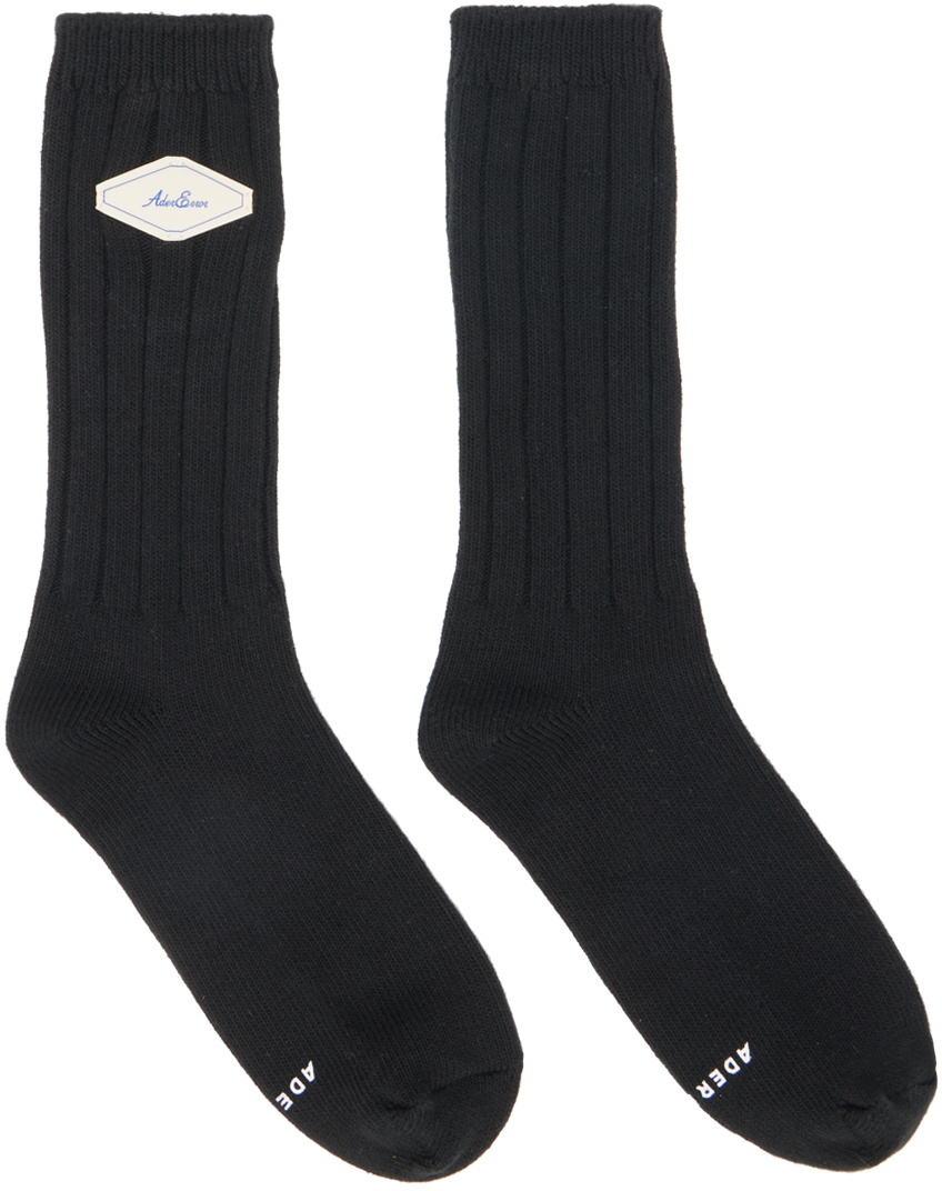 ADER error Black Fluic Socks