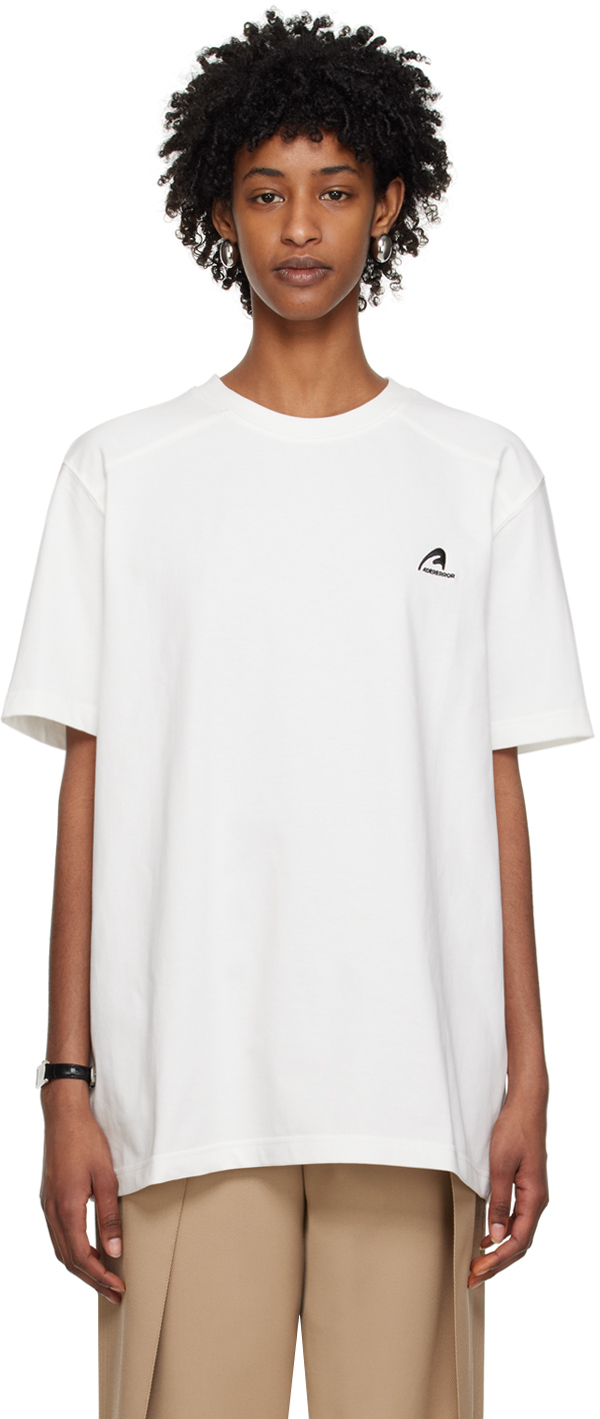 Ader Error White A-peec T-shirt