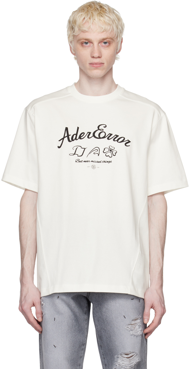Ader Error White Sollec T-shirt