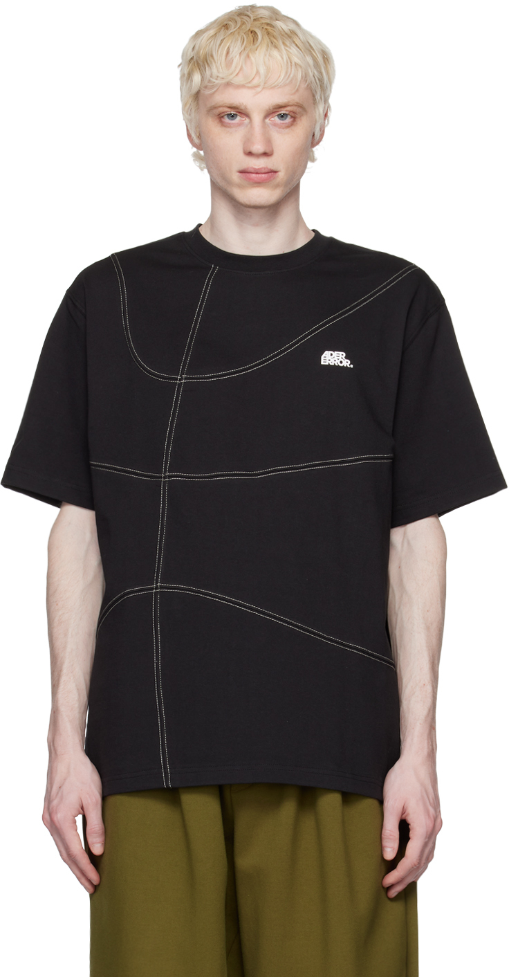 Black Bertic T-Shirt by ADER error on Sale