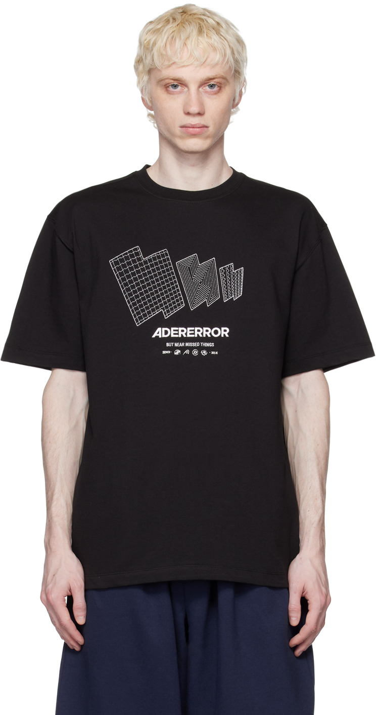Ader Error Black Tts T-shirt