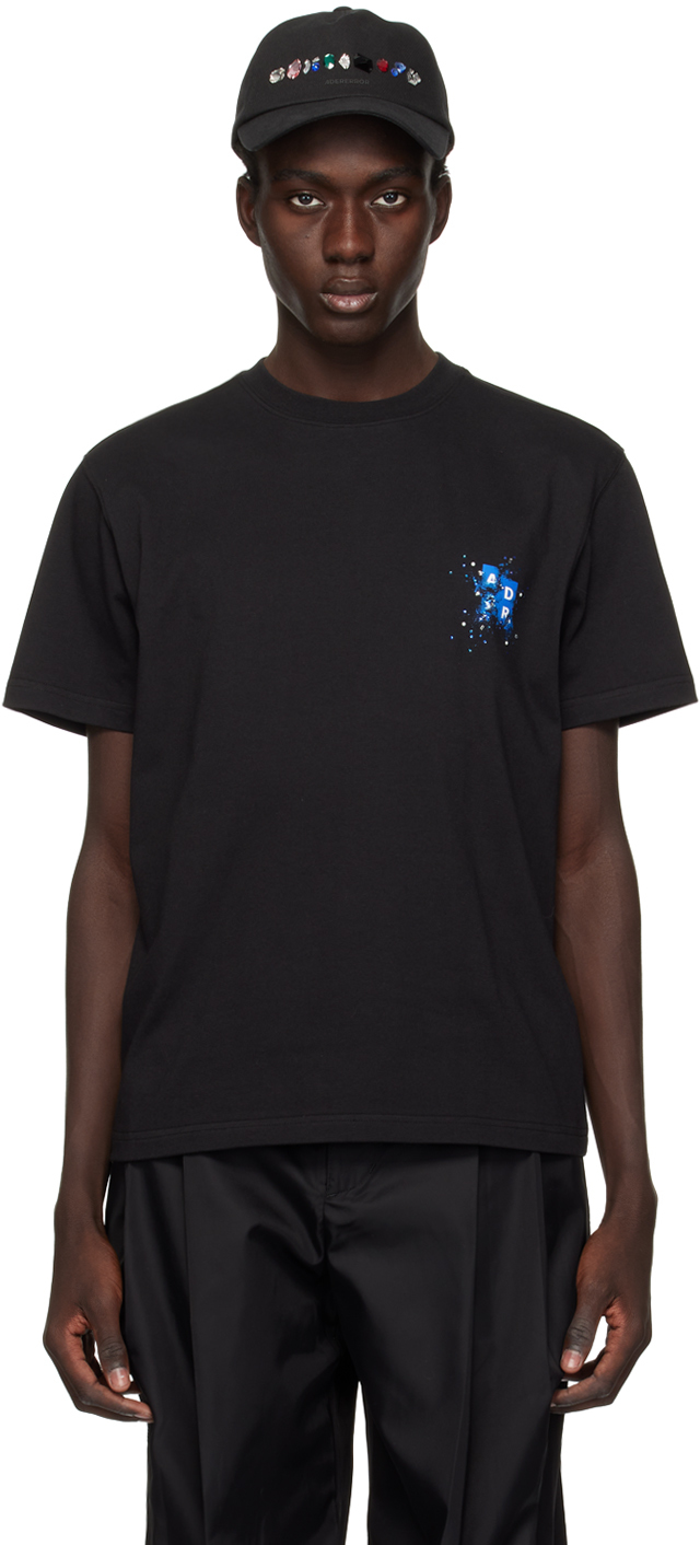 Black Crystal-Cut T-Shirt
