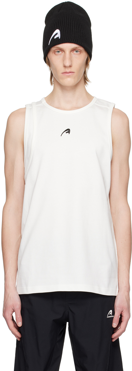 Ader Error White Layered Tank Top