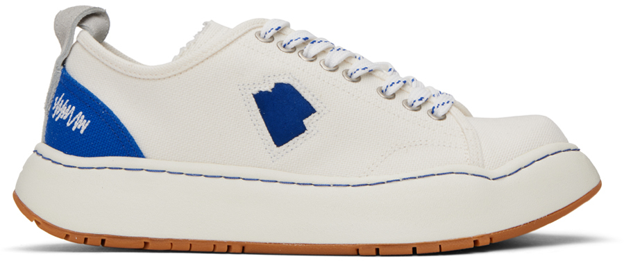 Ader Error White Canv Sneakers