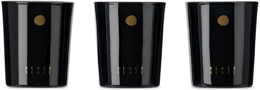 Black Blaze The Collector Scented Candle Set, 3 Pcs In N/a