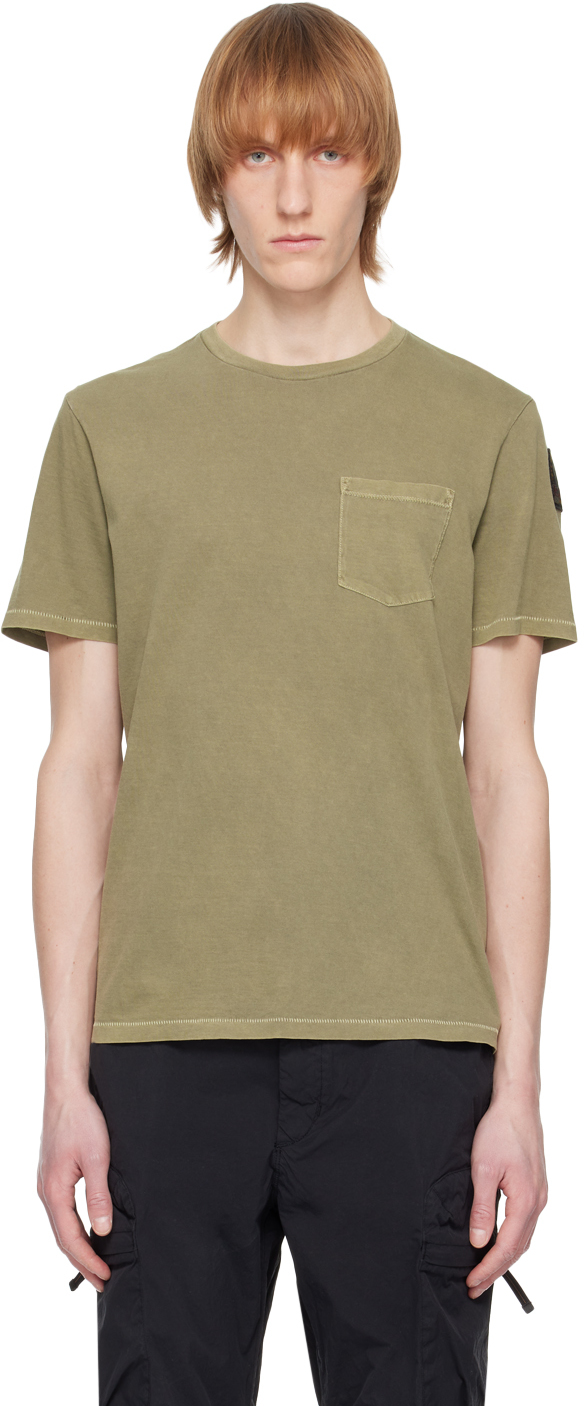 Khaki Patch Pocket T-Shirt