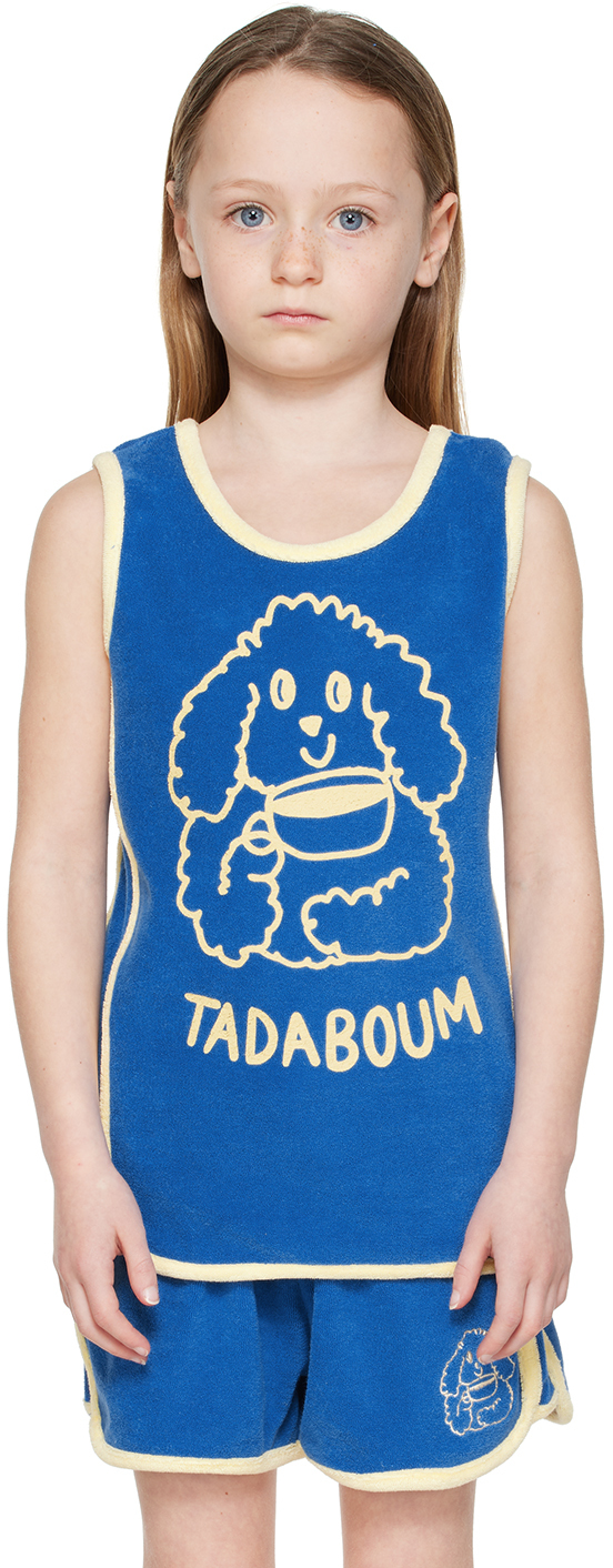 Maison Tadaboum Kids Blue Ines Tank Top