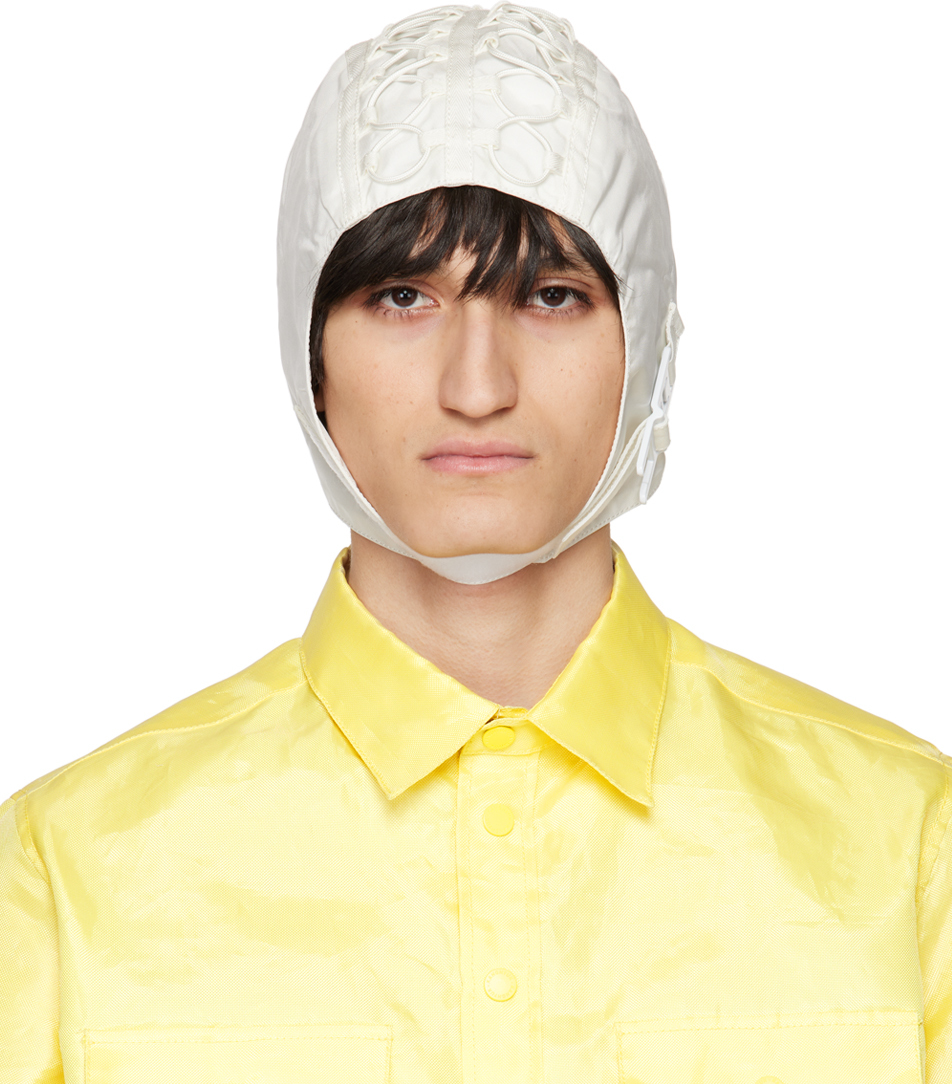 Kanghyuk OffWhite Airbag Structured Hat SSENSE UK