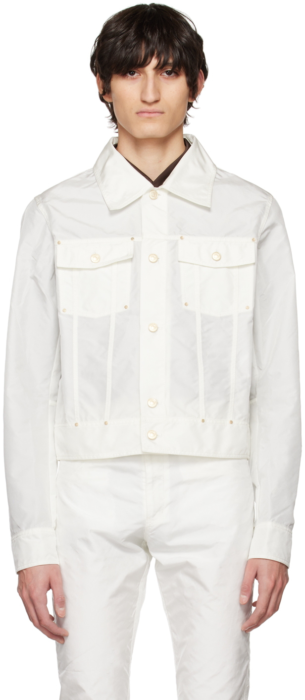 Kanghyuk SSENSE Exclusive Off-White Airbag Jacket