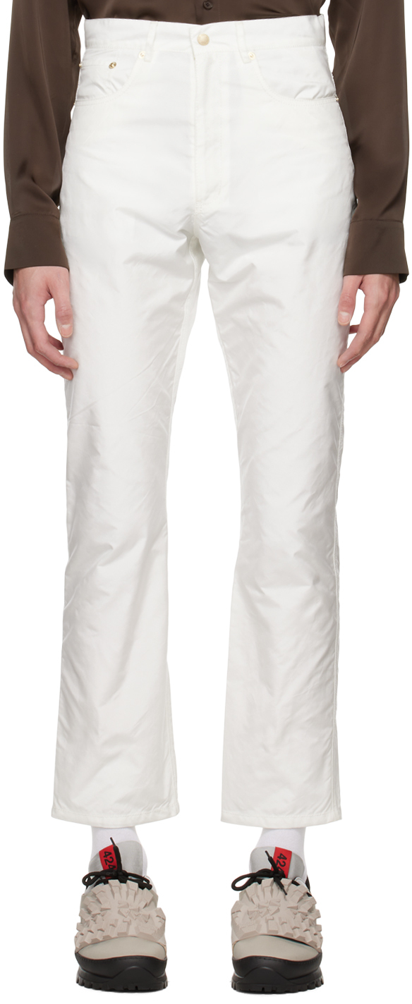 Kanghyuk SSENSE Exclusive Off-White Airbag Trousers