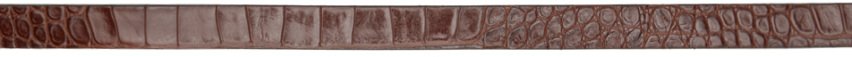 Rag & Bone Brown Mini League Belt In Cognaccr