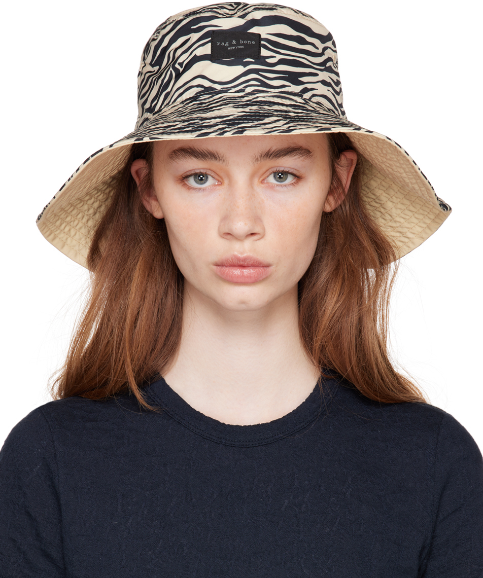 Ssense Donna Accessori Cappelli e copricapo Cappelli Cappello Bucket Tan Logo Bucket Hat 