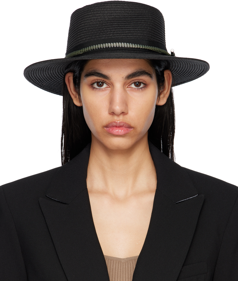 Rag & Bone Black Somer Beach Hat