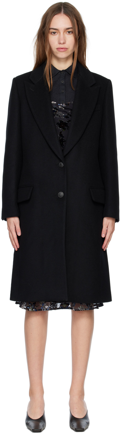 Rag & Bone Wooster Wool-blend Coat In Black