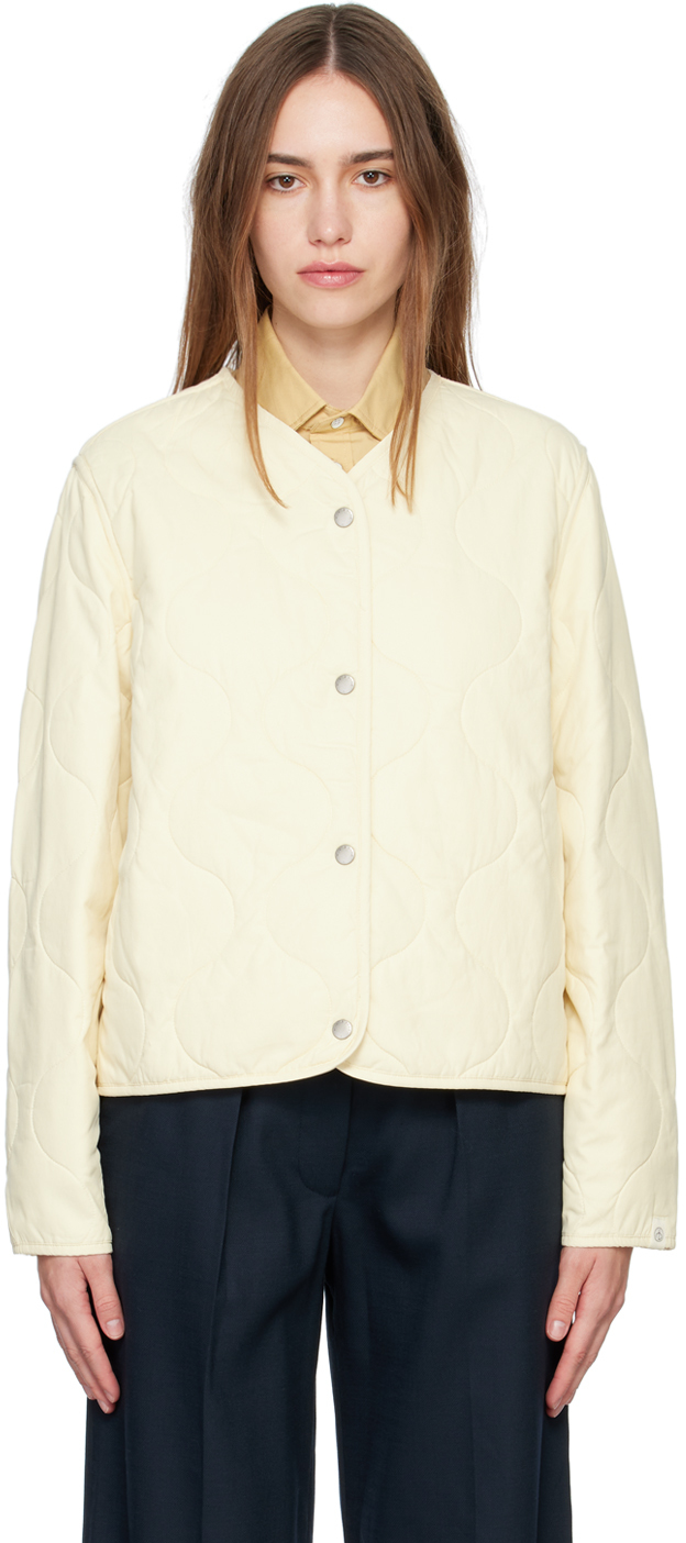 Shop Rag & Bone Off-white Remi Liner Jacket In Whitcream