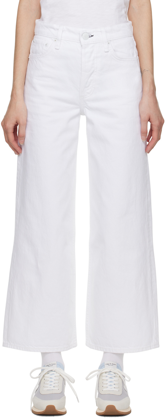 White Andi Wide-Leg Jeans