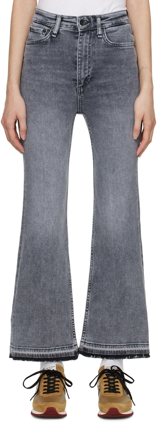 Gray Casey Flared Jeans