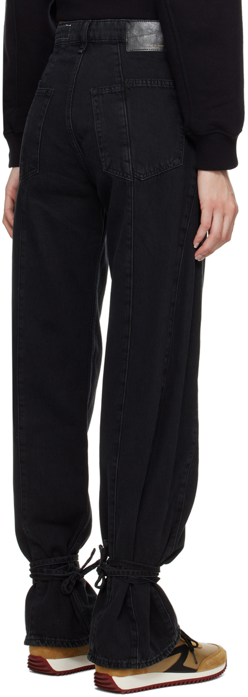 Rock Black Janice Slung Jeans