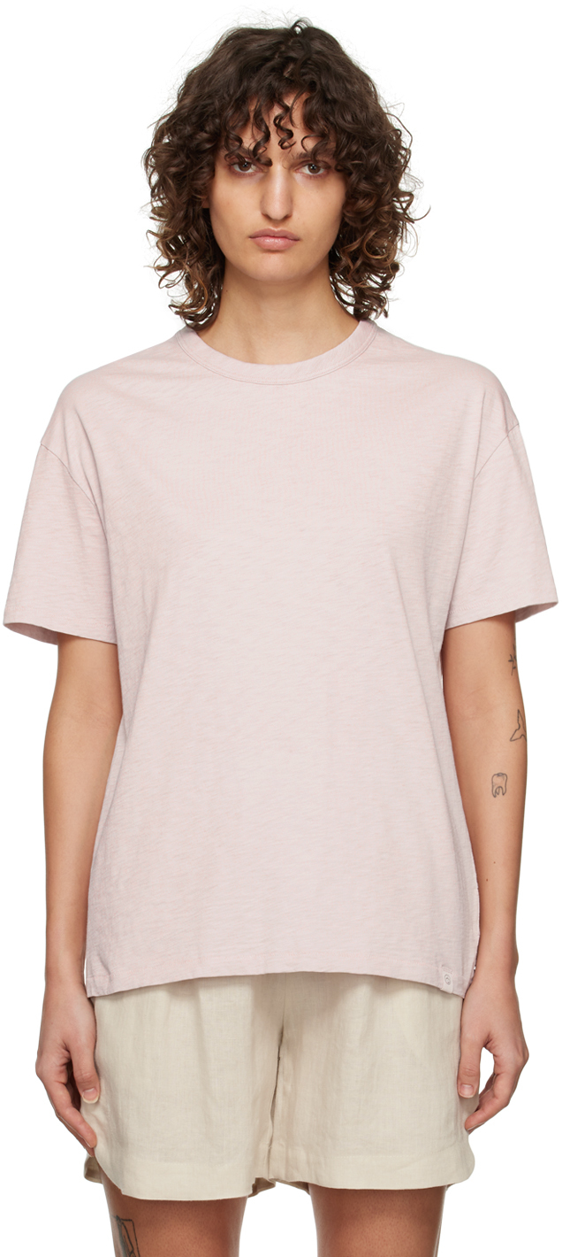 Rag & Bone Purple Boyfriend T-shirt In Lilac