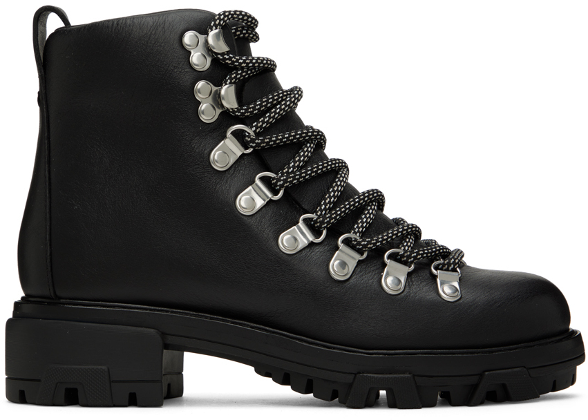 Shop Rag & Bone Black Shiloh Hiker Ankle Boots